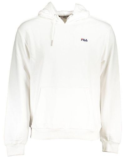Fila Chic Cotton Blend Hooded Sweater - White