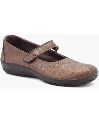 Arcopedico L18 Mary Jane Shoes - Medium Width - Brown
