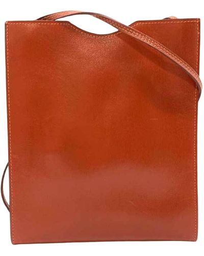 Hermès Onimetou Leather Shoulder Bag (pre-owned) - Brown