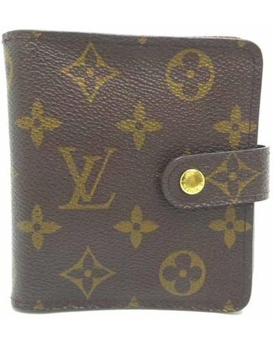 Louis Vuitton Compact Zip Canvas Wallet (pre-owned) - Gray