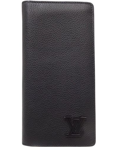 Louis Vuitton Portefeuille Brazza Leather Wallet (pre-owned) - Gray