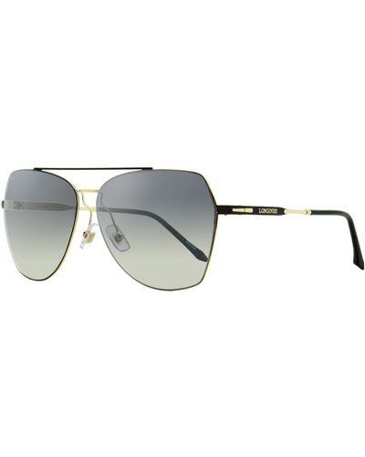 Longines Navigator Sunglasses Lg0020h 32c Gold/black 60mm