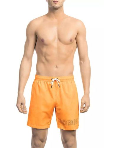 Bikkembergs Polyester Swimwear - Orange