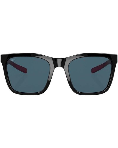 Costa Del Mar Pag 259 Ogp Wayfarer Polarized Sunglasses - Black