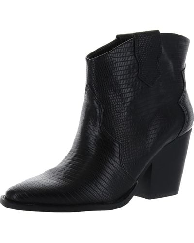 Chinese Laundry Bonnie Man Made Pointed Toe Ankle Boots - Black