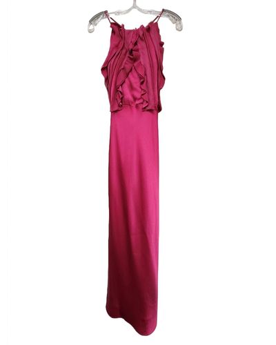 Jason Wu Crepe-back Satin Gown - Red
