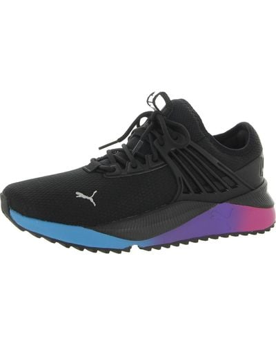 PUMA Pacer Future Fluo Running Exercise Athletic And Training Shoes - Black