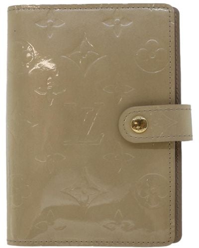 Louis Vuitton Agenda Pm Patent Leather Wallet (pre-owned) - Green