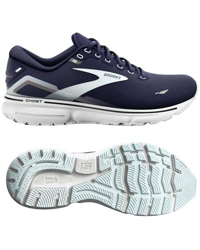 Brooks Ghost 15 Running Shoes - D/wide Width - Blue