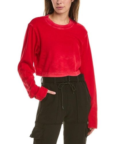 Cotton Citizen Tokyo Crop Sweater - Red