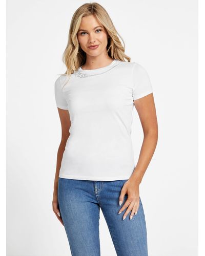 Guess Factory Eco Charies Tee - White