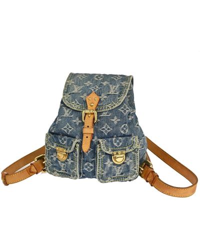 Louis Vuitton Sac A Dos - Jeans Backpack Bag (pre-owned) - Blue