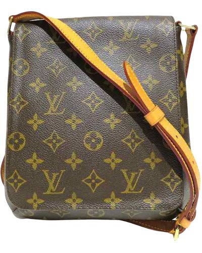 Louis Vuitton Musette Salsa Canvas Shoulder Bag (pre-owned) in Green