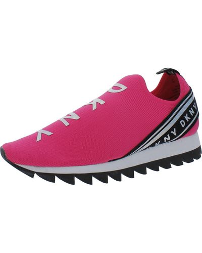DKNY Annie Slip On Snea Exercise Walking Shoes Running & Training Shoes - Pink