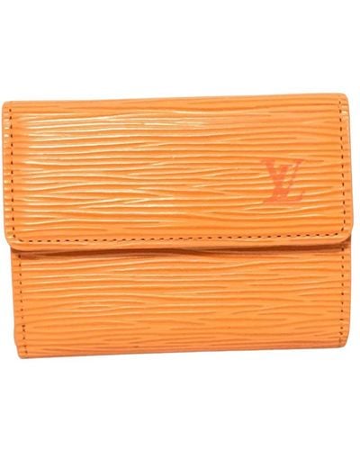 Louis Vuitton Ludlow Leather Wallet (pre-owned) in Natural