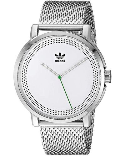 adidas White Dial Watch - Metallic