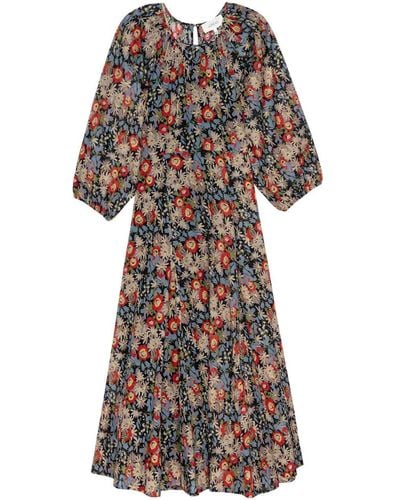 The Great Clover Dress In Twilight Floral - Multicolor