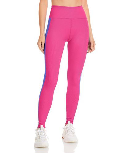 Year Of Ours High Waist Two Toned Athletic leggings - Pink