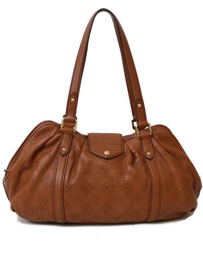 Louis Vuitton Lussac Brown Leather Shopper Bag (Pre-Owned)