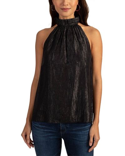 Trina Turk Yuma Top in Black | Lyst