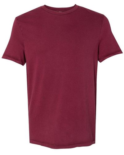 Alternative Apparel Heavy Wash Jersey Outsider Tee - Red