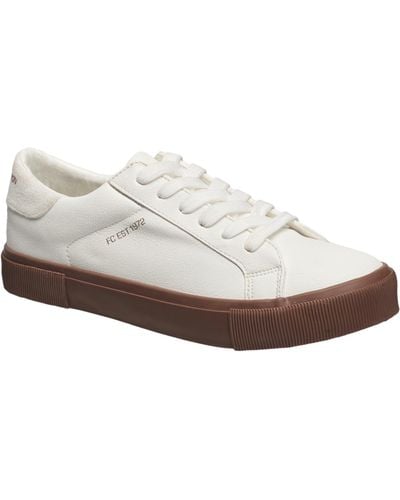 French Connection Becka Lace-up Sneakers - White