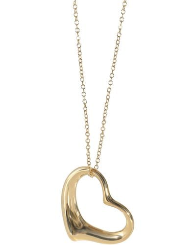 Tiffany & Co. Elsa Peretti Open Heart Pendant - Metallic