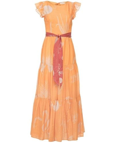 Carolina K Mila Maci Dress - Orange