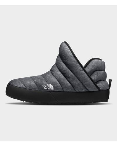 The North Face Thermoball Traction Nf0a3mkh411 Booties Men 8 Gray Slip-on Moo350 - Black