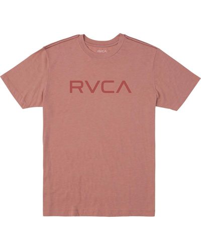 RVCA Logo Graphic T-shirt - Pink