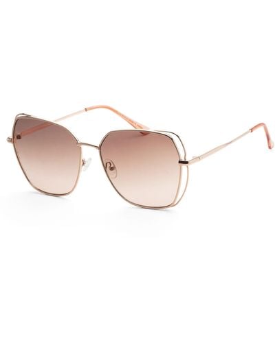 Guess 60mm Rose Sunglasses Gf0416-28f - Pink