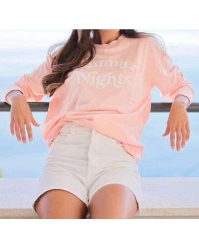 Shiraleah Summer Nights Sweatshirt - Pink