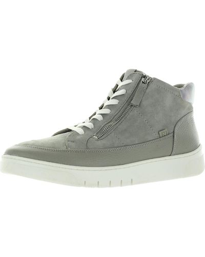 Naturalizer Hadley Hi Suede Lifestyle High-top Sneakers - Gray