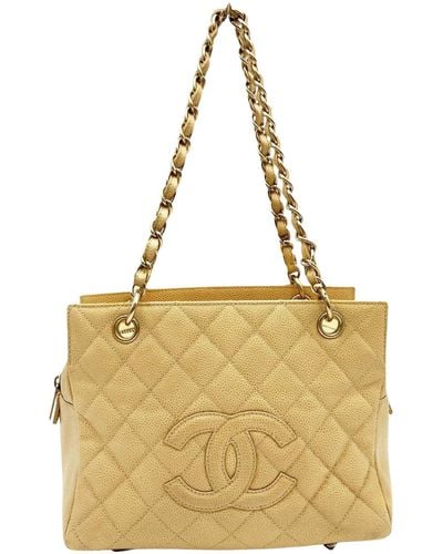 Chanel Shopping Leather Shopper Bag (pre-owned) - Metallic