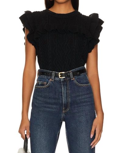 Cleobella Zofia Sweater Vest - Black