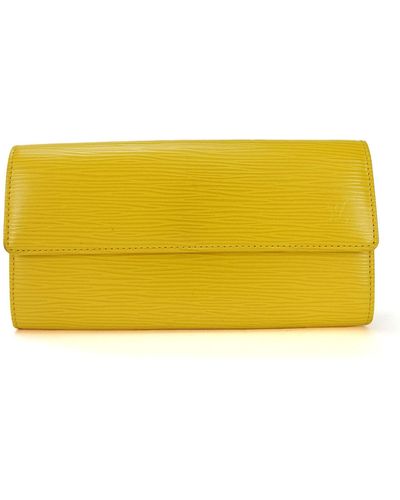 Louis Vuitton Sarah Leather Wallet (pre-owned) - Yellow