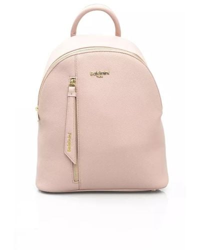 Baldinini Chic Backpack With En Accents - Pink