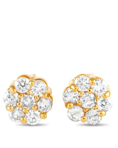 Non-Branded Lb Exclusive 14k Yellow 0.65 Ct Diamond Earrings - Metallic