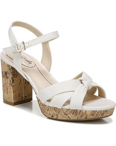 LifeStride Lucky Knot-front Slingback Sandals - Natural