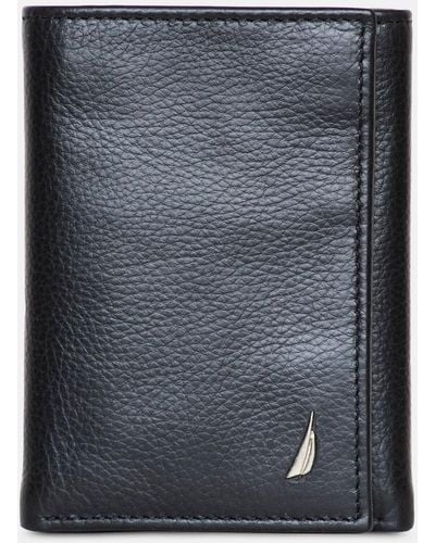 Nautica Leather Trifold Wallet - Multicolor
