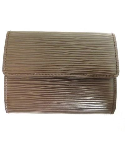 Louis Vuitton Elise Leather Wallet (pre-owned) - Natural