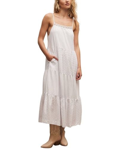 Z Supply Dalilah Eyelet Midi Dress - White