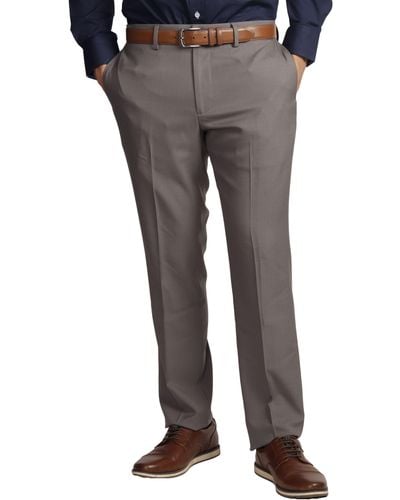 Tailorbyrd Timeless Solid Dress Pants - Gray
