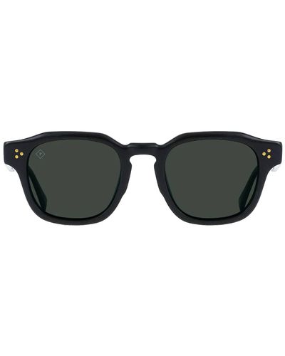 Raen Rune Pol S272 Geometric Polarized Sunglasses - Black