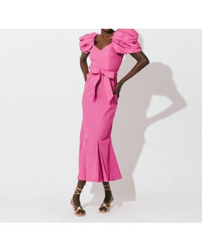 Cleobella Malina Midi Dress - Pink