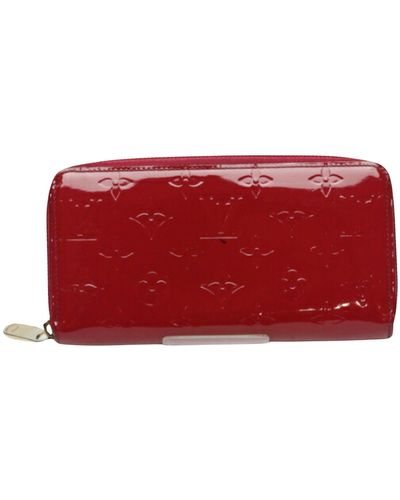 Louis Vuitton Zippy Wallet Patent Leather Wallet (pre-owned) - Red