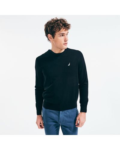 Nautica Navtech V-neck Sweater - Black