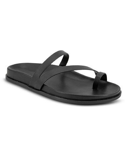 Splendid Nessa One Toe Sandal Fashion Strappy Sandals - Black