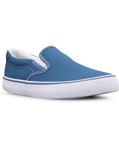 Lugz Clipper Canvas Comfort Slip-on Sneakers - Blue