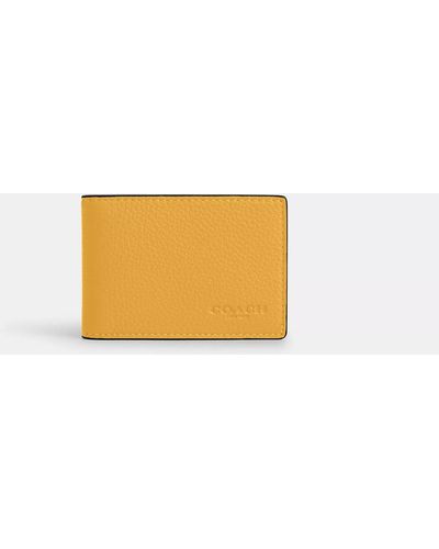 COACH Compact Billfold - Orange